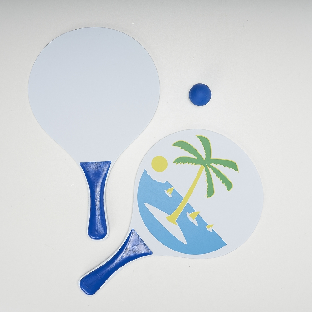 KIT FRESCOBOL 2 RAQUETES E 1 BOLINHA - 4Unik