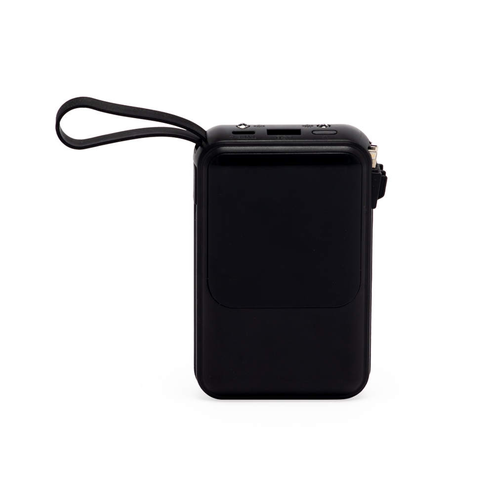 POWER BANK 10.000MAH C/ LANTERNA E MULTISSAÍDAS - 4Unik