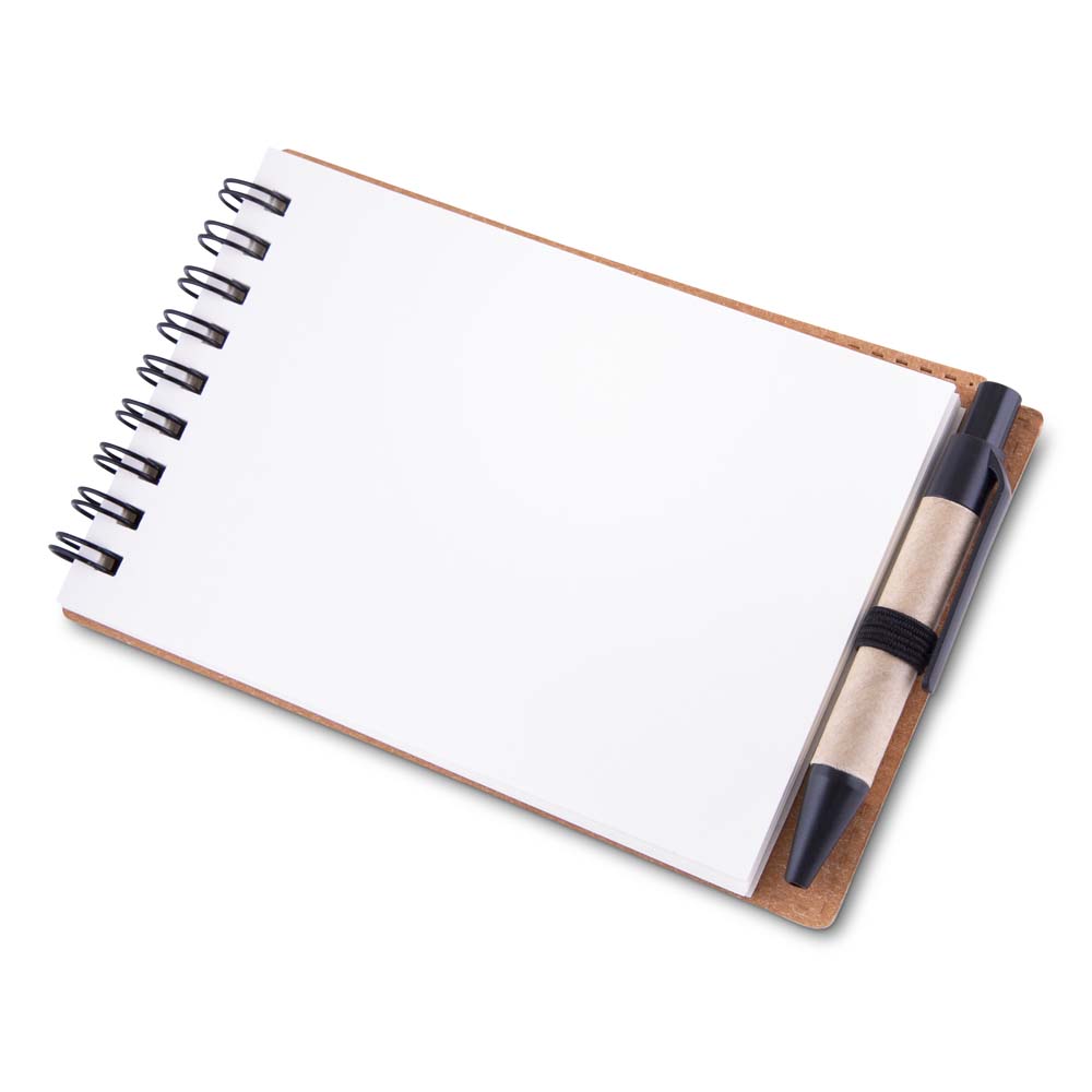 Mini Caderno A6 de anotações com caneta BL048 - 4Unik