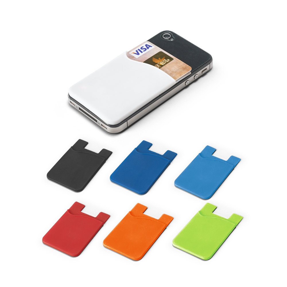 SHELLEY. Porta cartões para celular em silicone - 4Unik