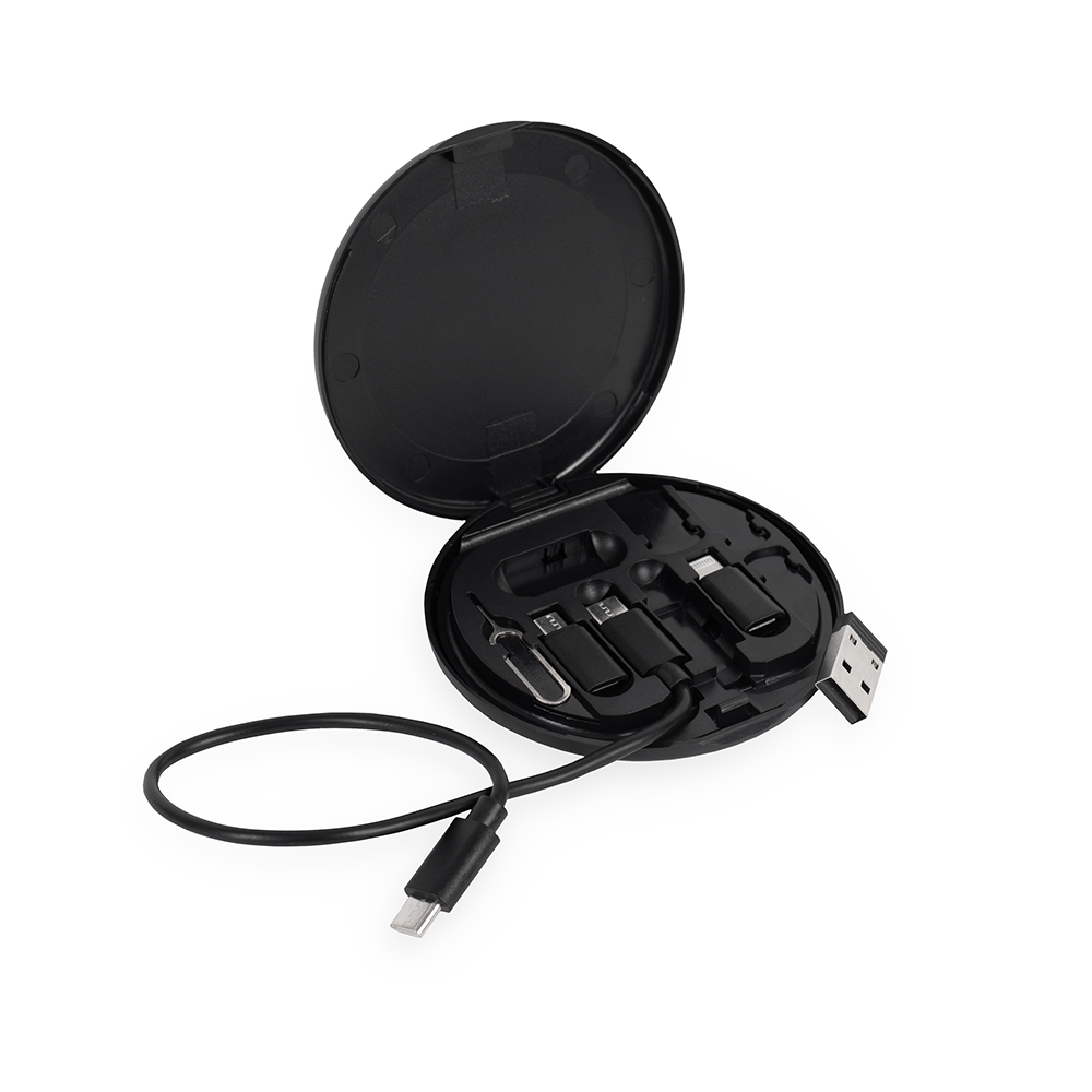 KIT CABO USB-C COM 3 ADAPTADORES - 4Unik