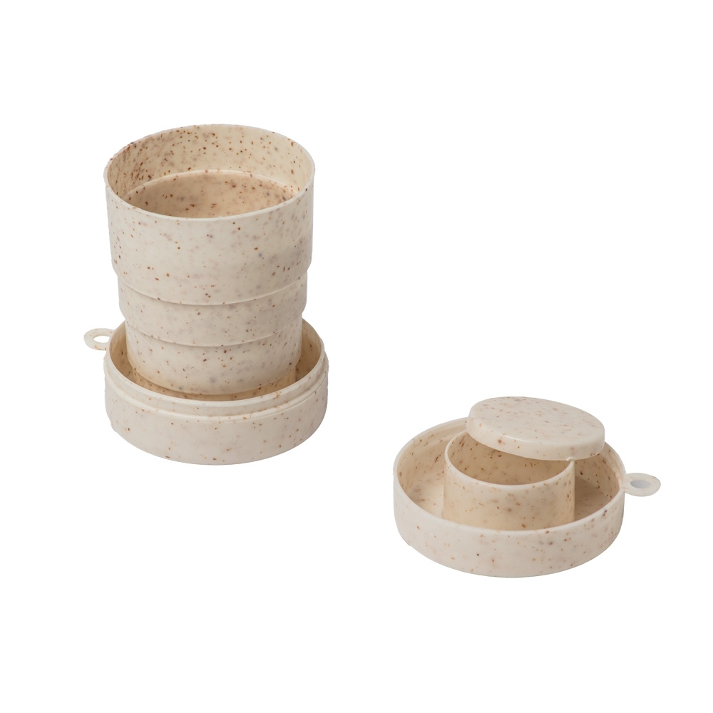COPO RETRÁTIL FIBRA DE ARROZ 200ML - 4Unik