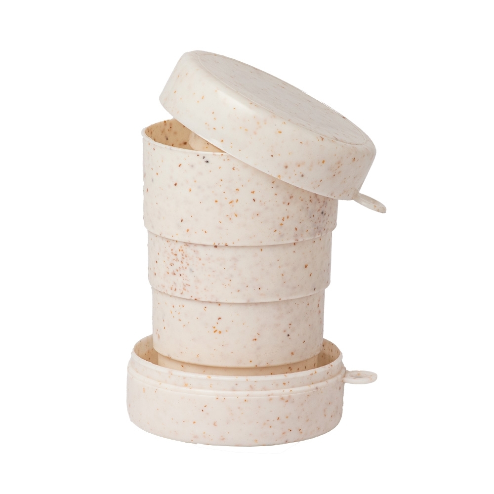 COPO RETRÁTIL FIBRA DE ARROZ 200ML - 4Unik