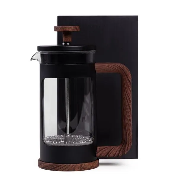 CAFETEIRA PRENSA FRANCESA EM VIDRO / AÇO INOX - 350ML - 4Unik