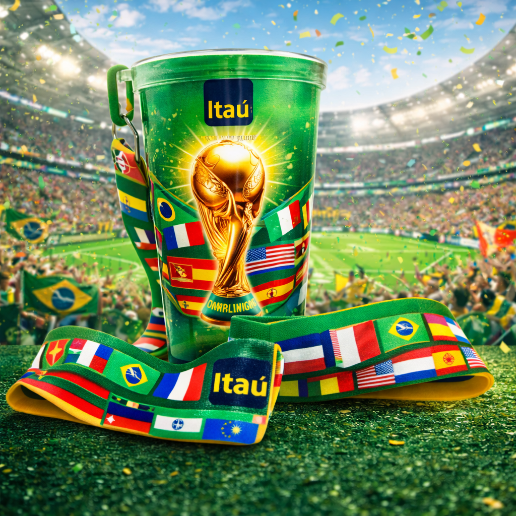 Copo In Mold Label 550ml com Tirante - 4Unik