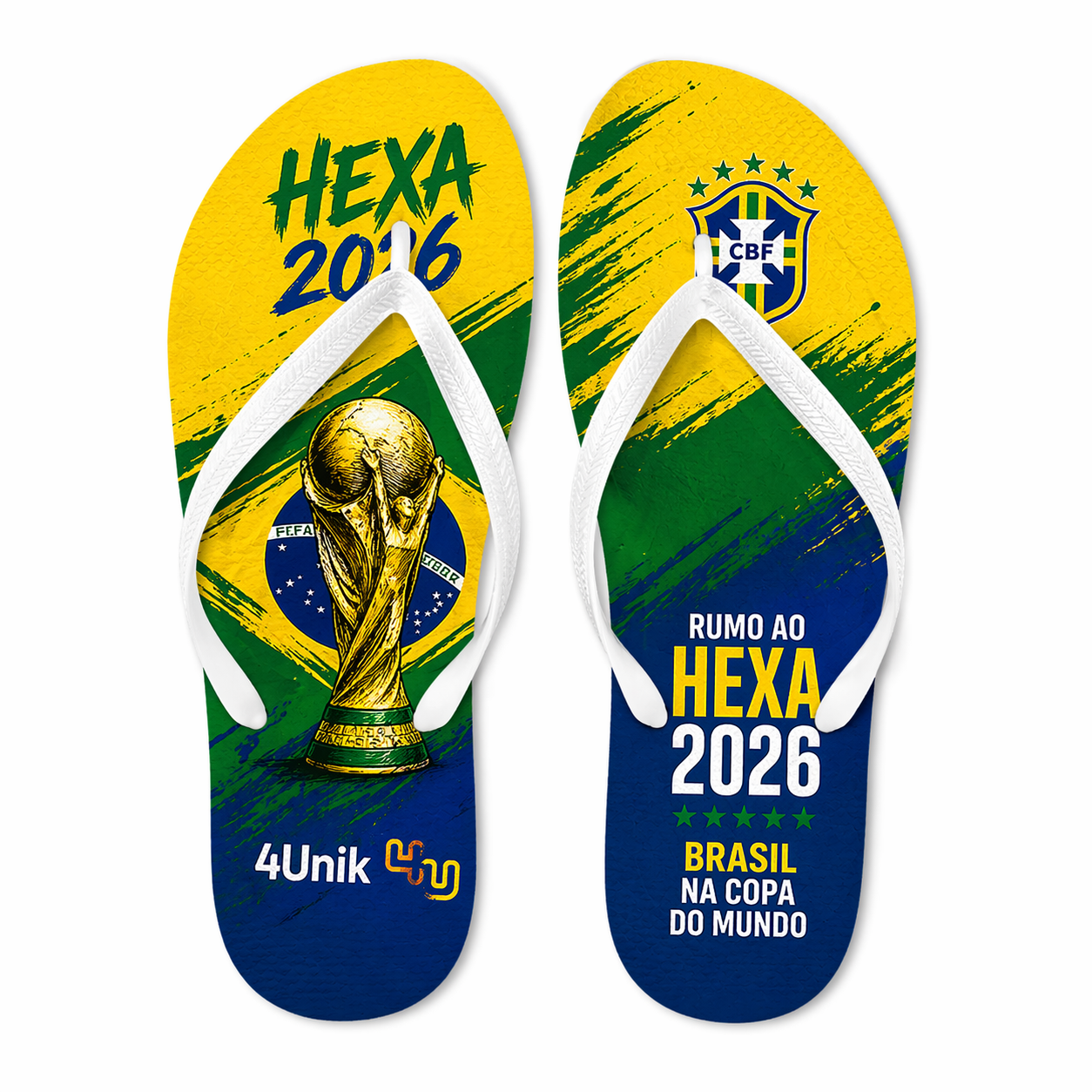 BALI S / M. Chinelos com sola em EVA e totalmente personalizável em sublimação e tira em PVC - 4Unik