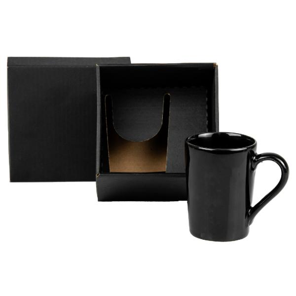 CANECA EM CERÂMICA PRETA - 230ML - 4Unik