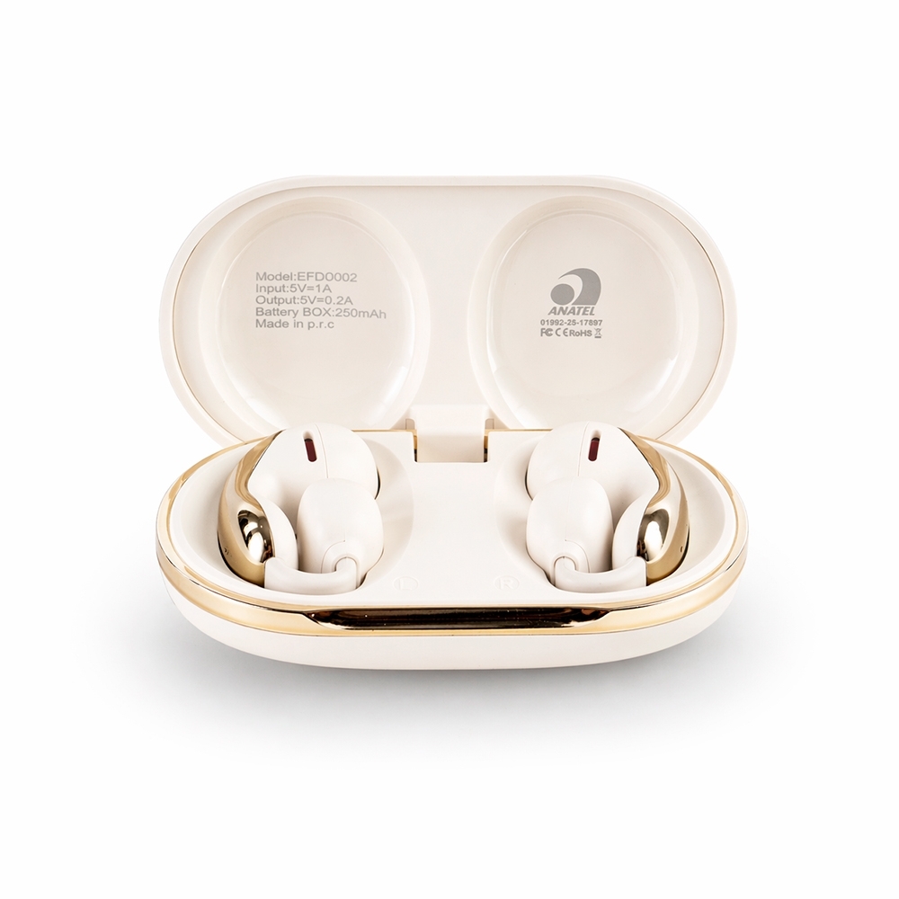 FONE DE OUVIDO BLUETOOTH COM CASE CARREGADOR - 4Unik