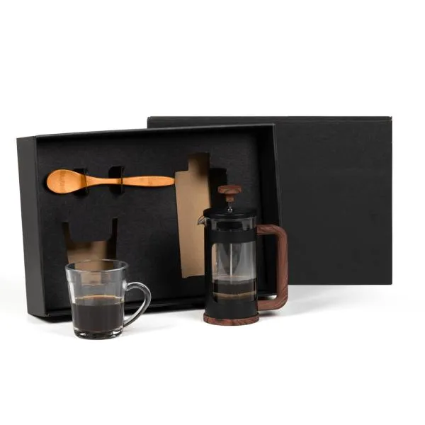 KIT PARA CAFÉ COM PRENSA FRANCESA - 3 PÇS - 4Unik