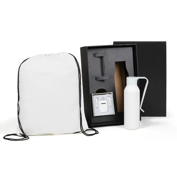 KIT MOCHILA, GARRAFA E FONE BLUETOOTH - 3 PÇS - 4Unik
