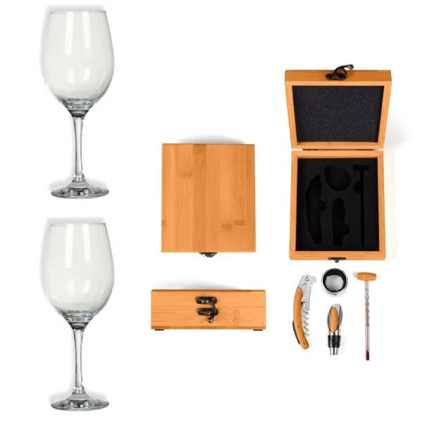 KIT PARA VINHO - 6 PÇS - 4Unik
