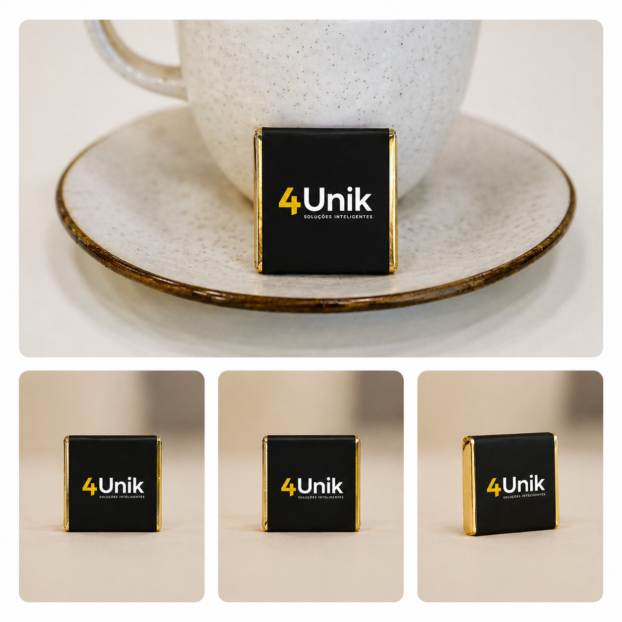 Mini Barras de Chocolate 5g - 4Unik