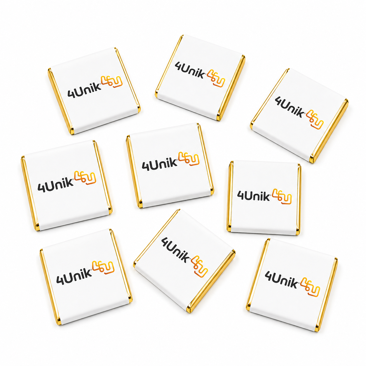 Mini Barras de Chocolate 10g - 4Unik