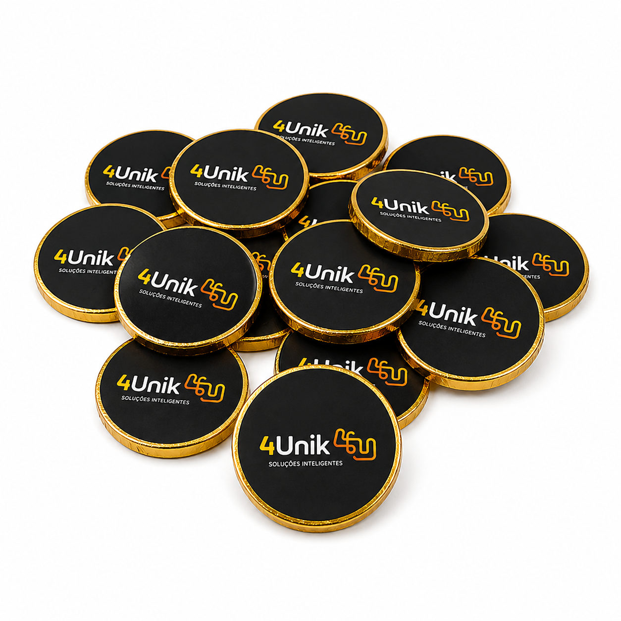 Moeda de Chocolate Personalizada 10g - 4Unik