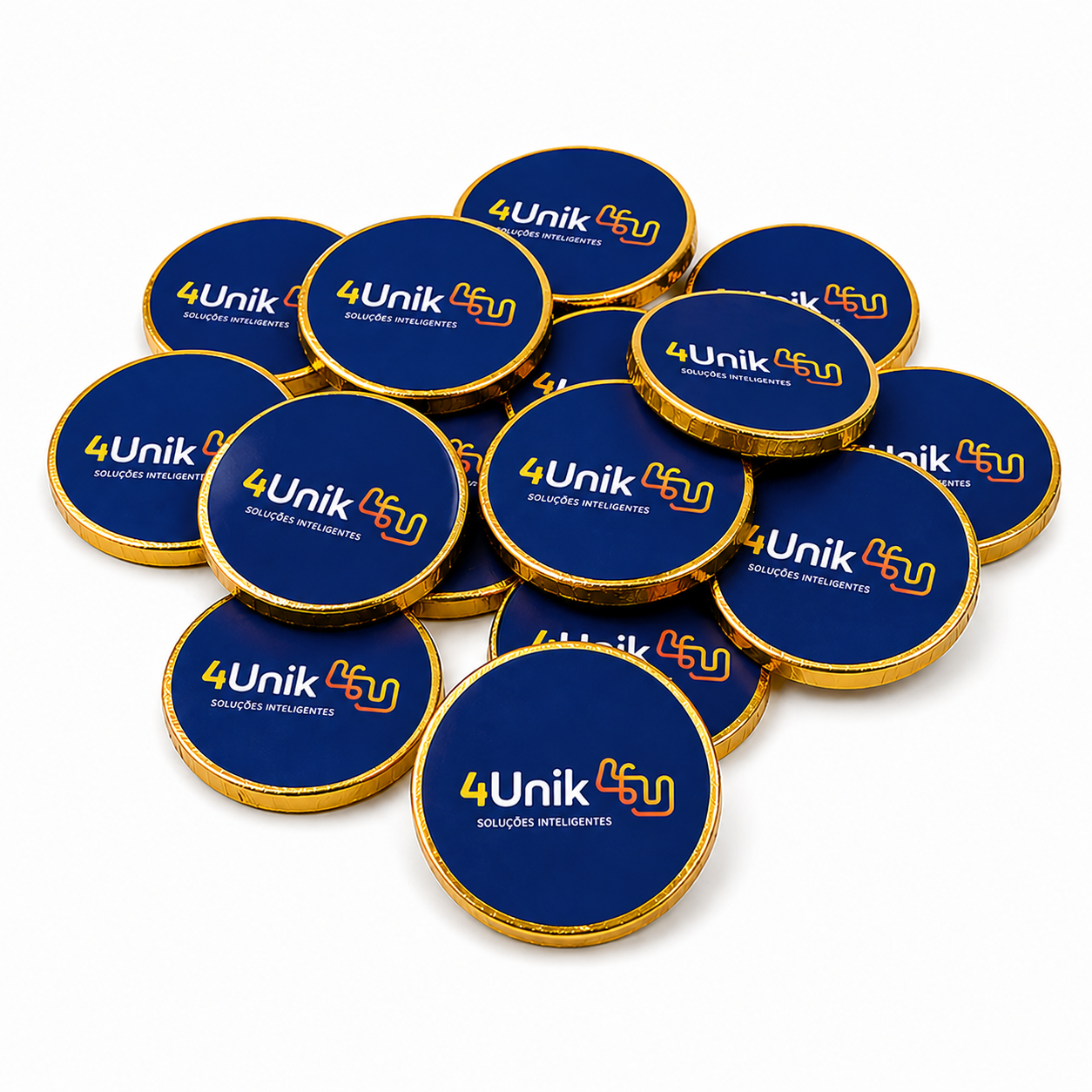 Moeda de Chocolate Personalizada 10g - 4Unik