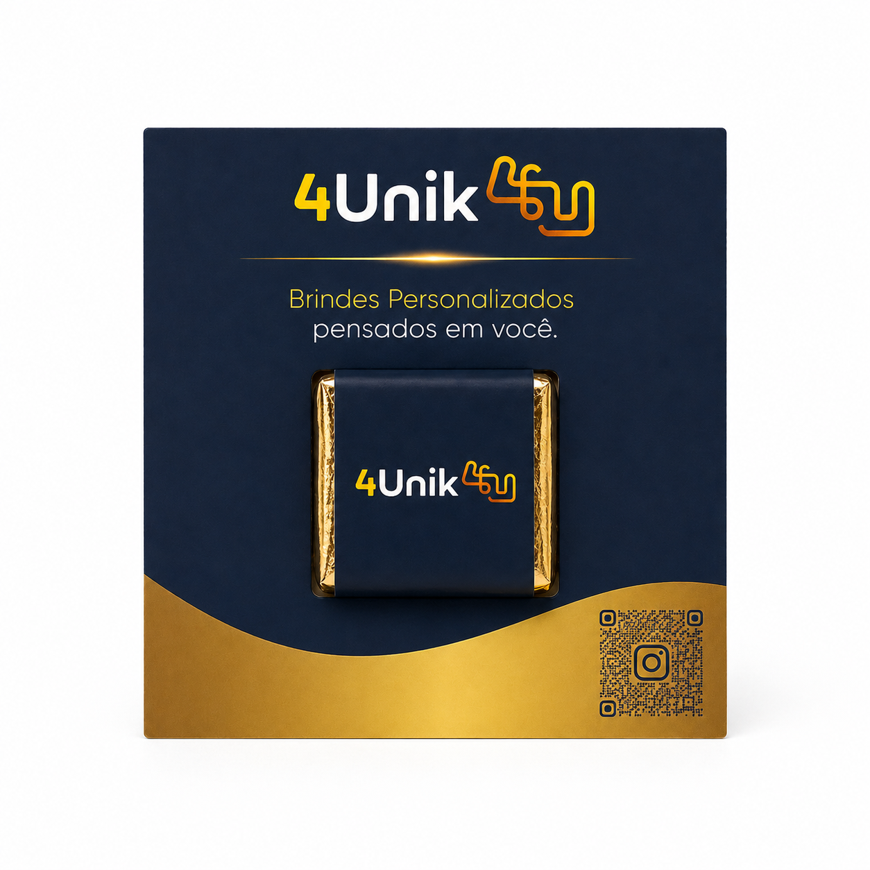 Tag com Barra de Chocolate 5g Personalizada - 4Unik