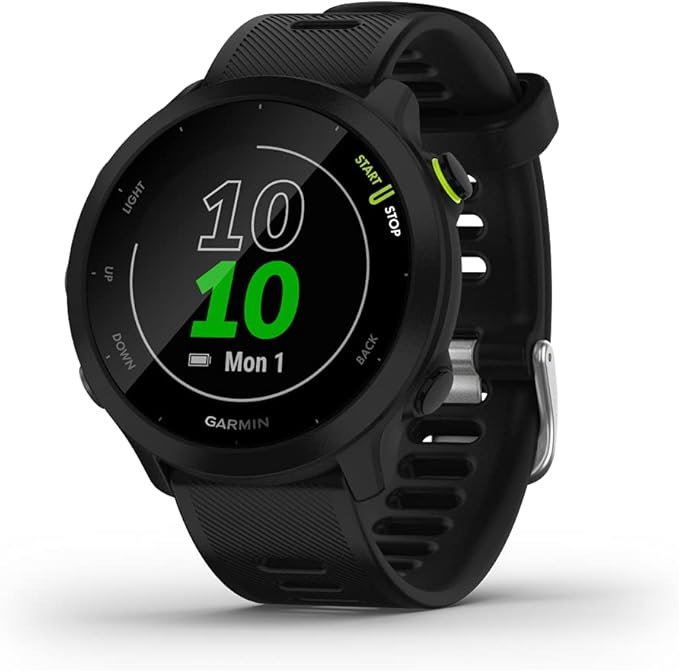 RELÓGIO SMART GARMIN FORERUNNER 55 PRETO COM GPS - 4Unik