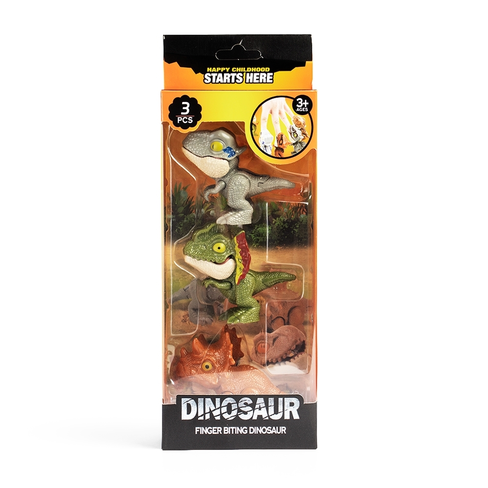 KIT DINOSSAUROS BRINQUEDO 3 PEÇAS - 4Unik