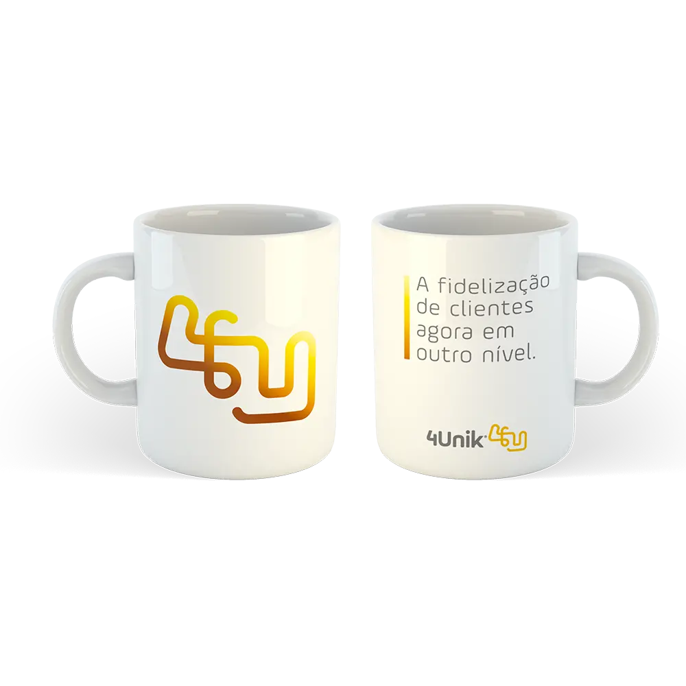CANECA CERÂMICA 330ML - 4Unik