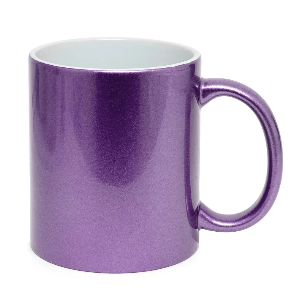 Caneca Metalizada Importada Roxa - 325ml - 4Unik