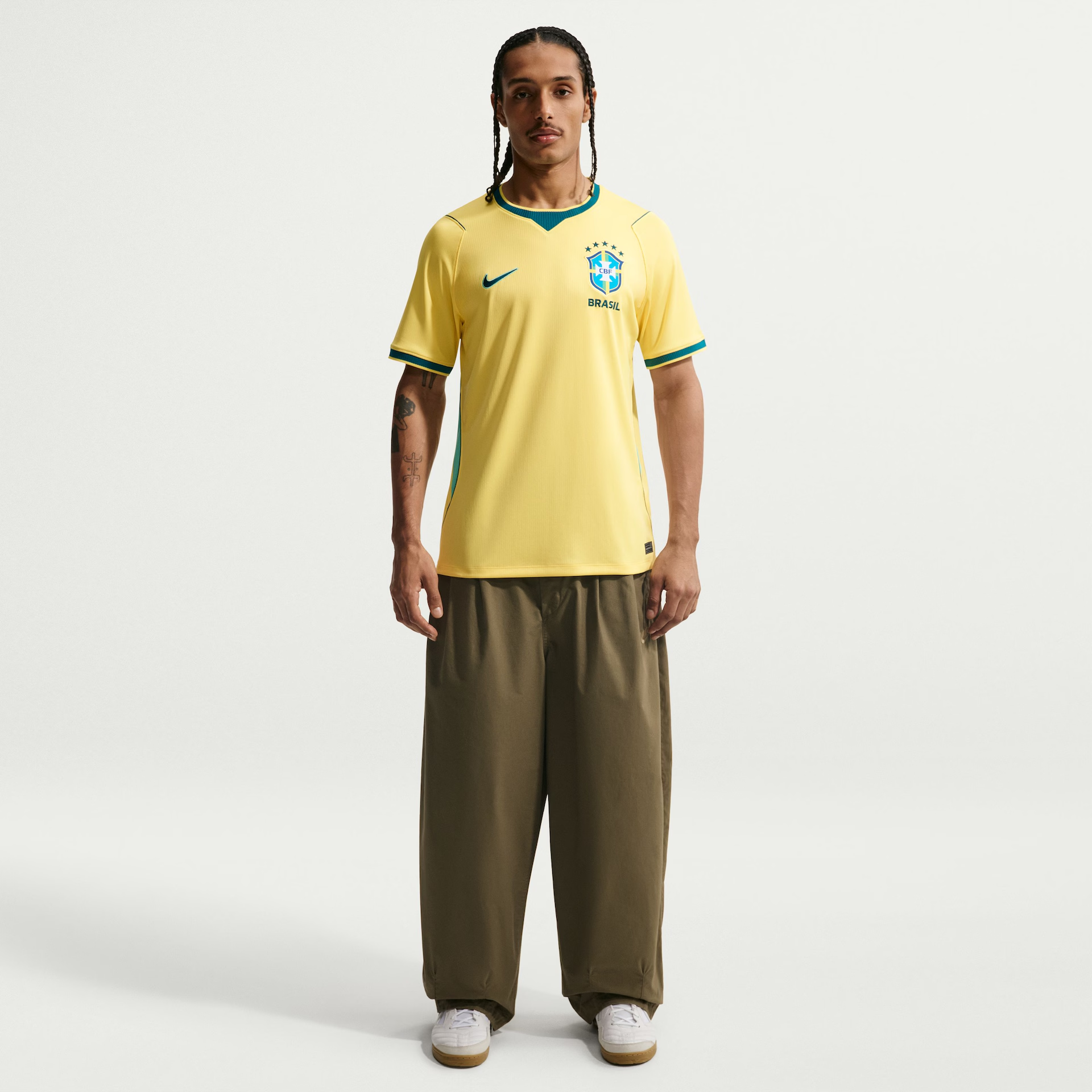 Camisa Brasil Nike I 2026/27 Torcedor Pro Masculina - 4Unik
