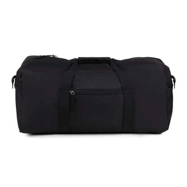 MALA ESPORTIVA EM POLYESTER 300D - PRETA - 31L - 4Unik