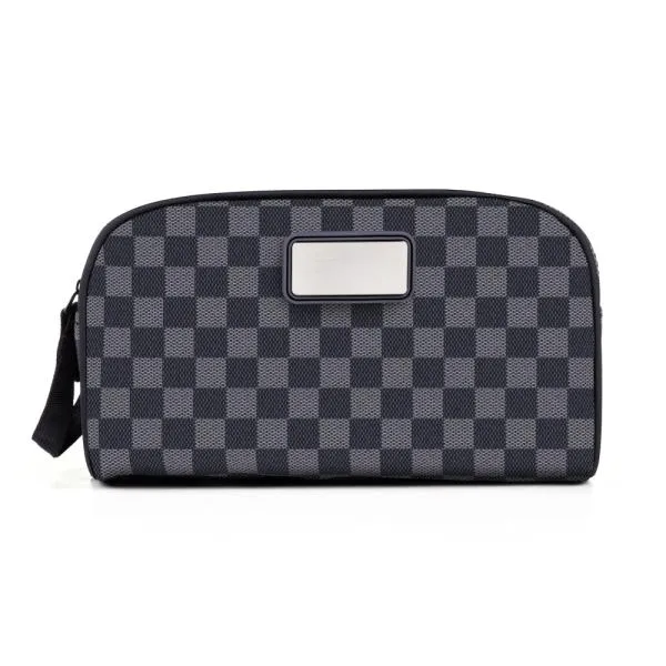 NECESSAIRE EM PVC - XADREZ - 4Unik