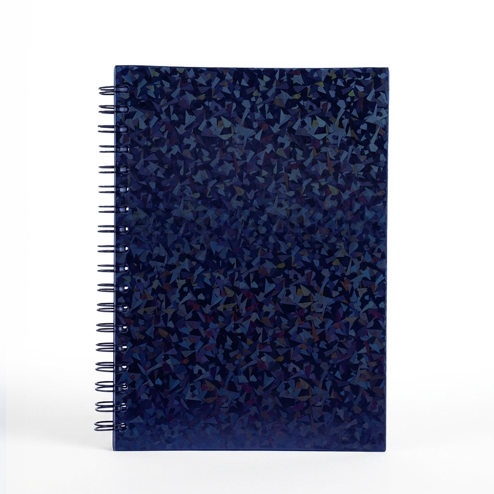 CADERNO HOLOGRÁFICO COM PAUTA - 4Unik