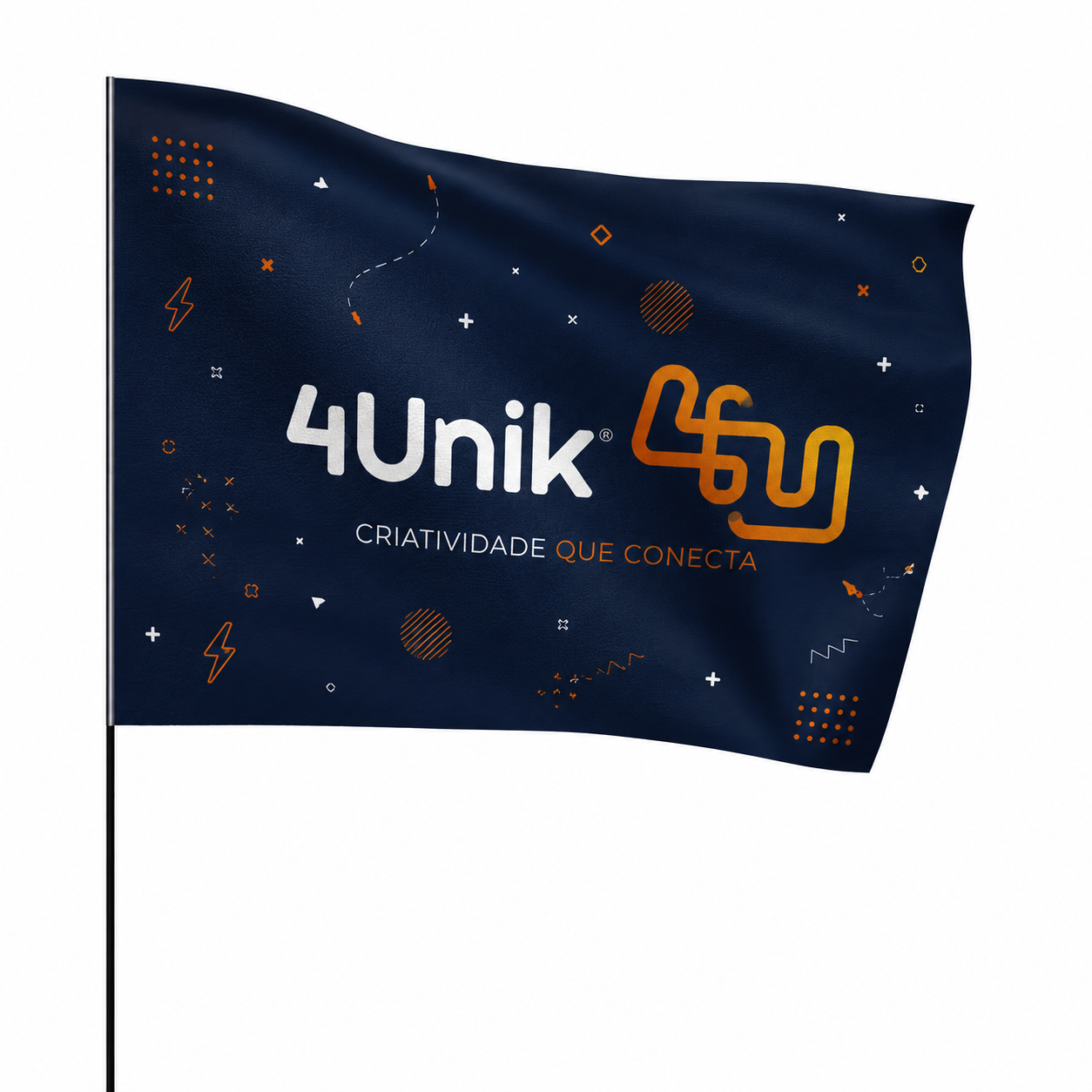 Bandeira Personalizada Simples - 4Unik