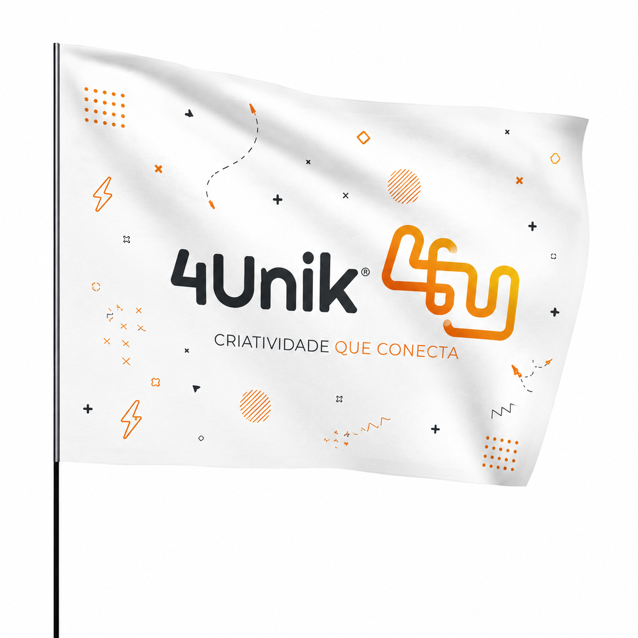 Bandeira Personalizada Simples - 4Unik