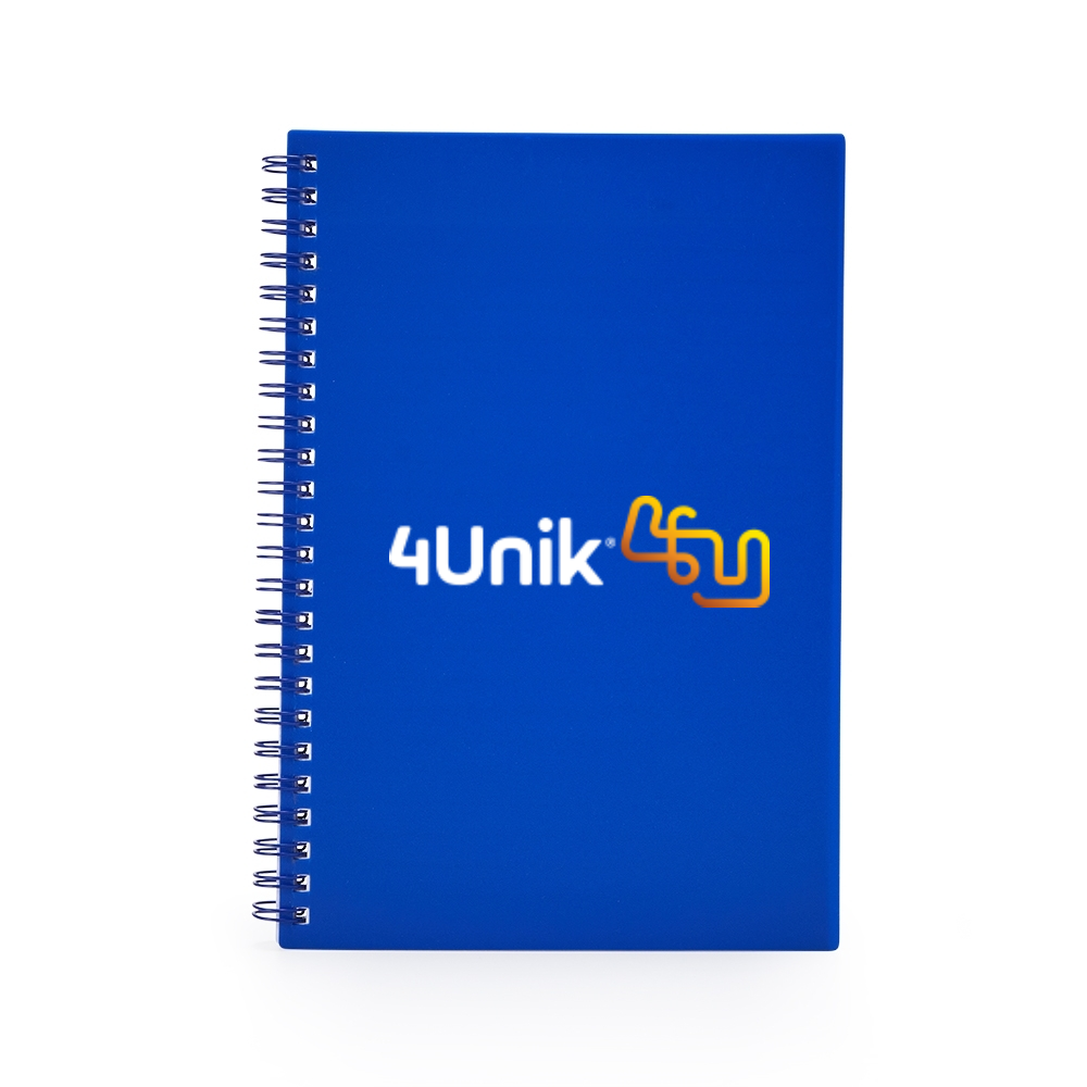 CADERNO A5 PLÁSTICO - 4Unik