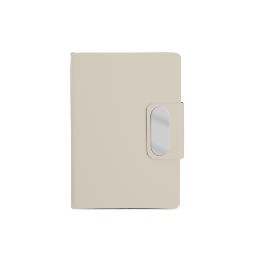 Caderno em PU com placa em metal CAD465 - 4Unik