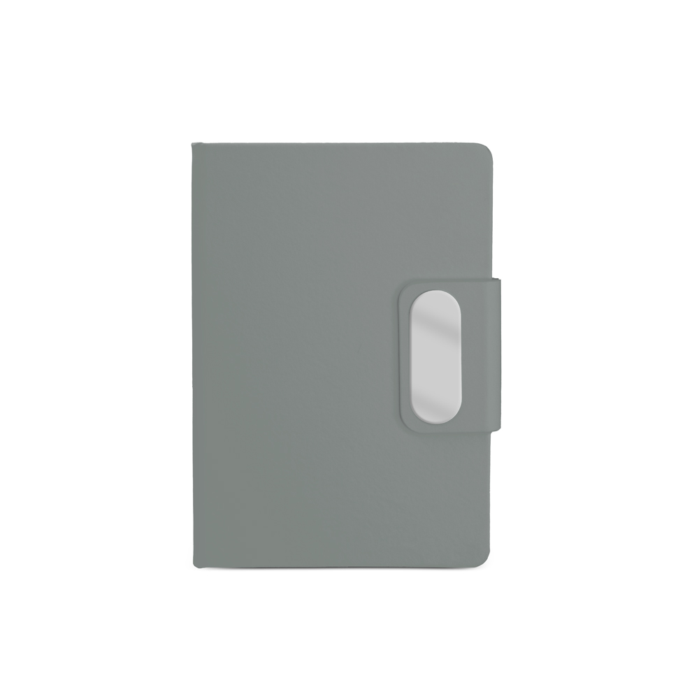 Caderno em PU com placa em metal CAD465 - 4Unik