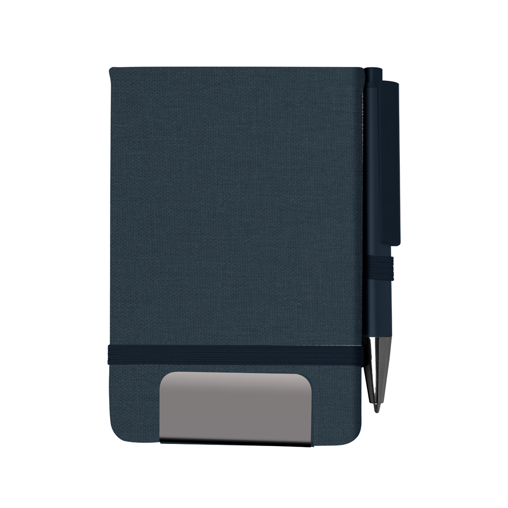 Mini caderno A6 em RPET com caneta CJ050 - 4Unik
