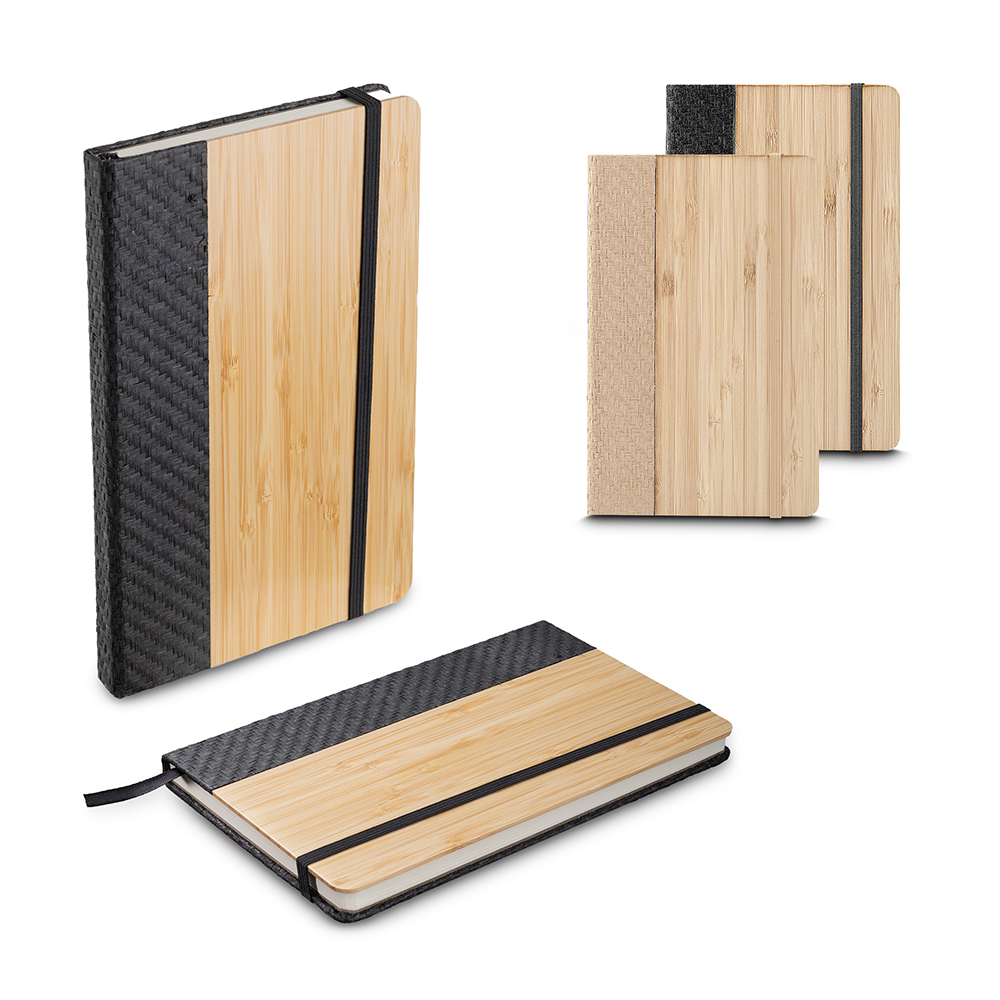 Caderno A5 Capa em Bambu CAD009 - 4Unik