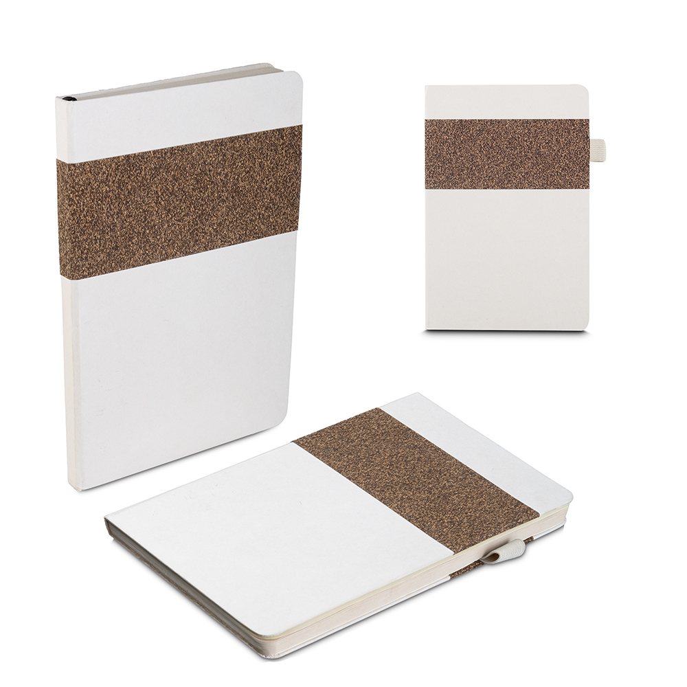 Caderno A5 Capa em Fibra de Cana de Açúcar e Café CAD011 - 4Unik