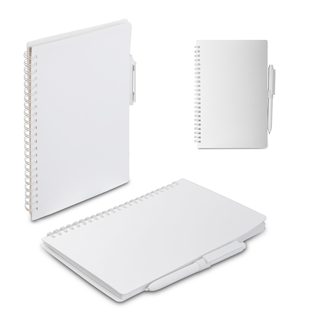 Caderno A5 Capa em PP com caneta CAD360 - 4Unik