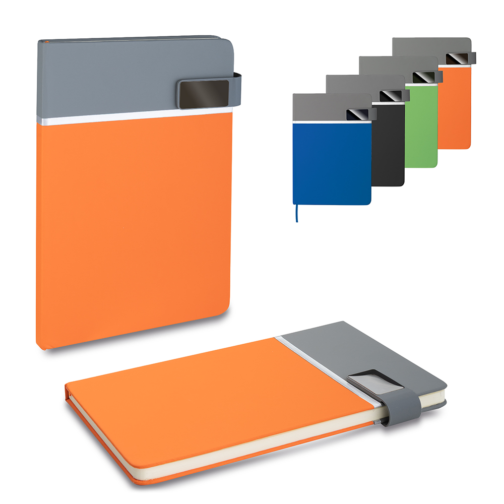 Caderno A5 em PU (21X15cm) CAD490 - 4Unik