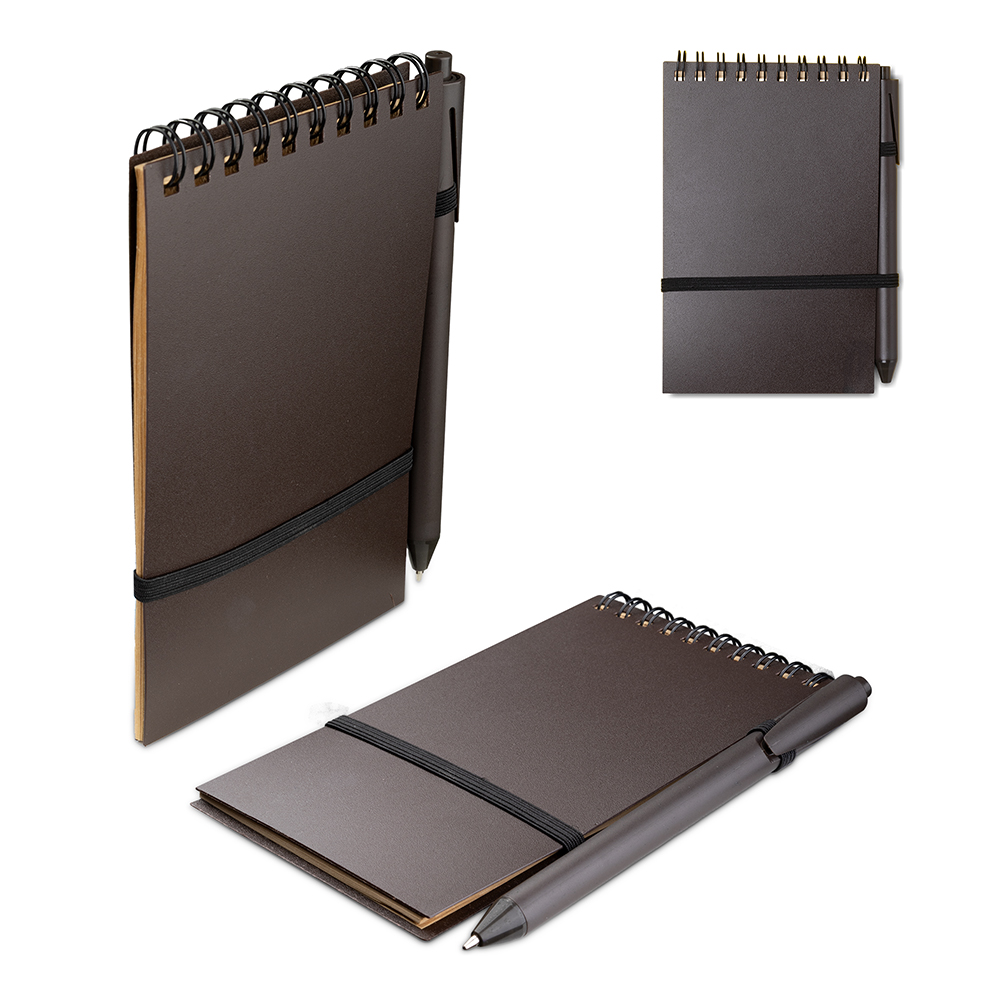 Mini Caderno A6 Capa em PP c/ Caneta BL029 - 4Unik