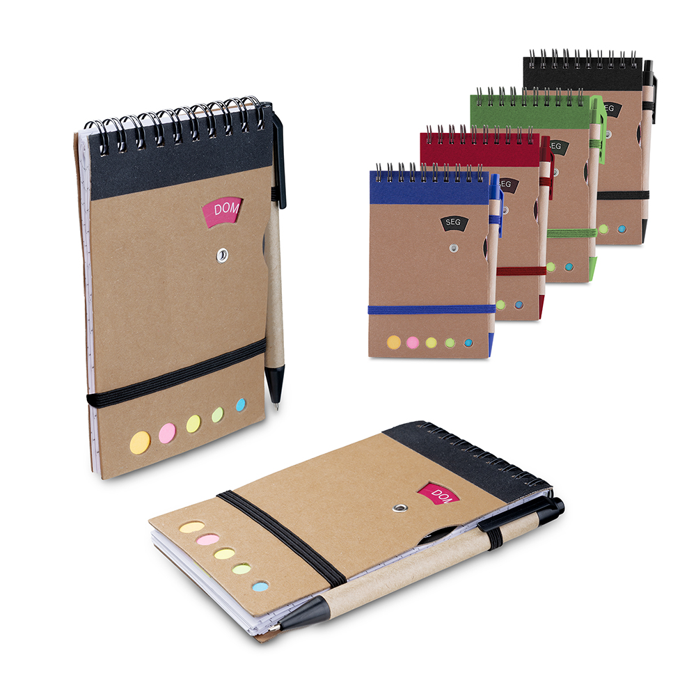 Mini caderno A6 com caneta BL037 - 4Unik
