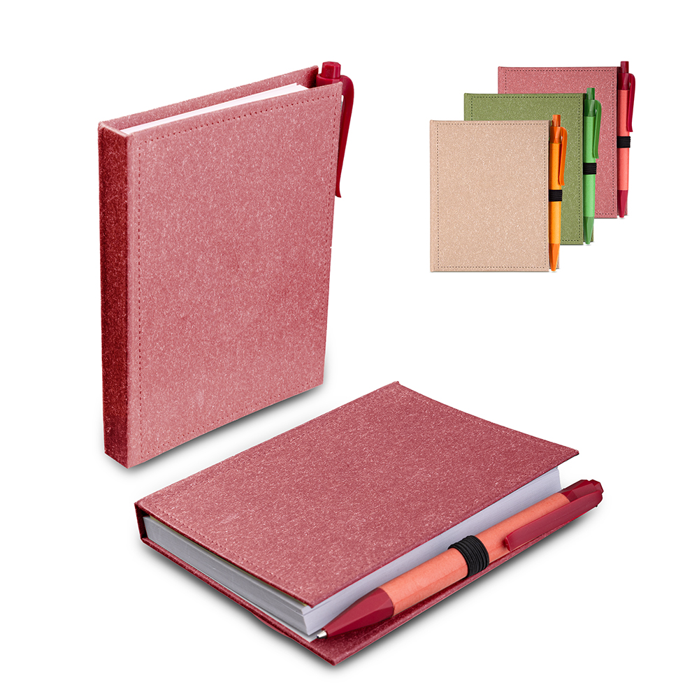 Mini Caderno A6 com caneta (13x11cm) BL024 - 4Unik