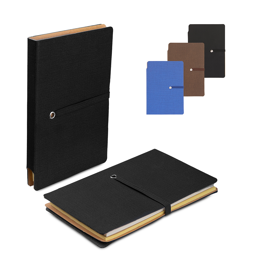 Mini Caderno A6 com elástico BL023 - 4Unik