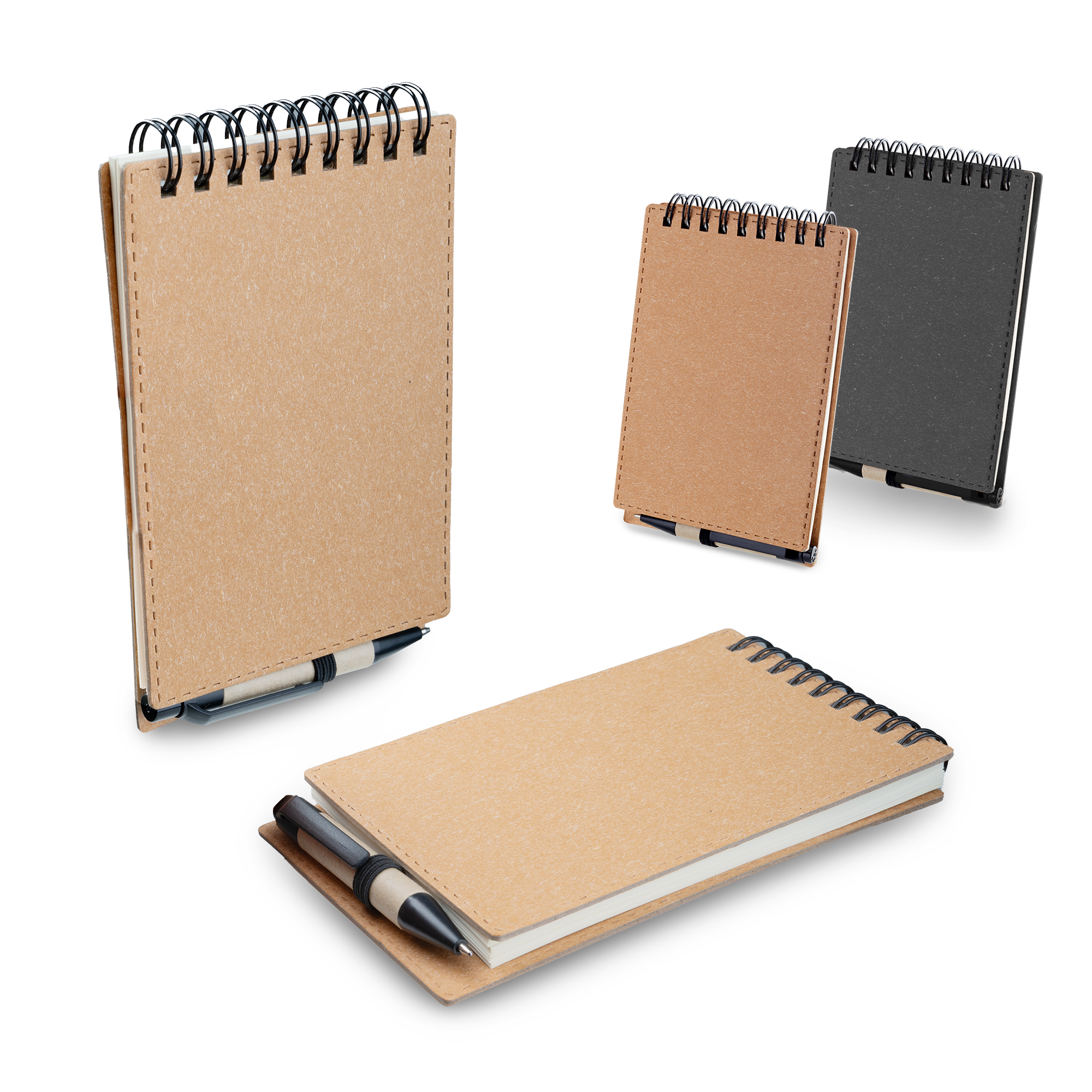 Mini Caderno A6 de anotações com caneta BL048 - 4Unik