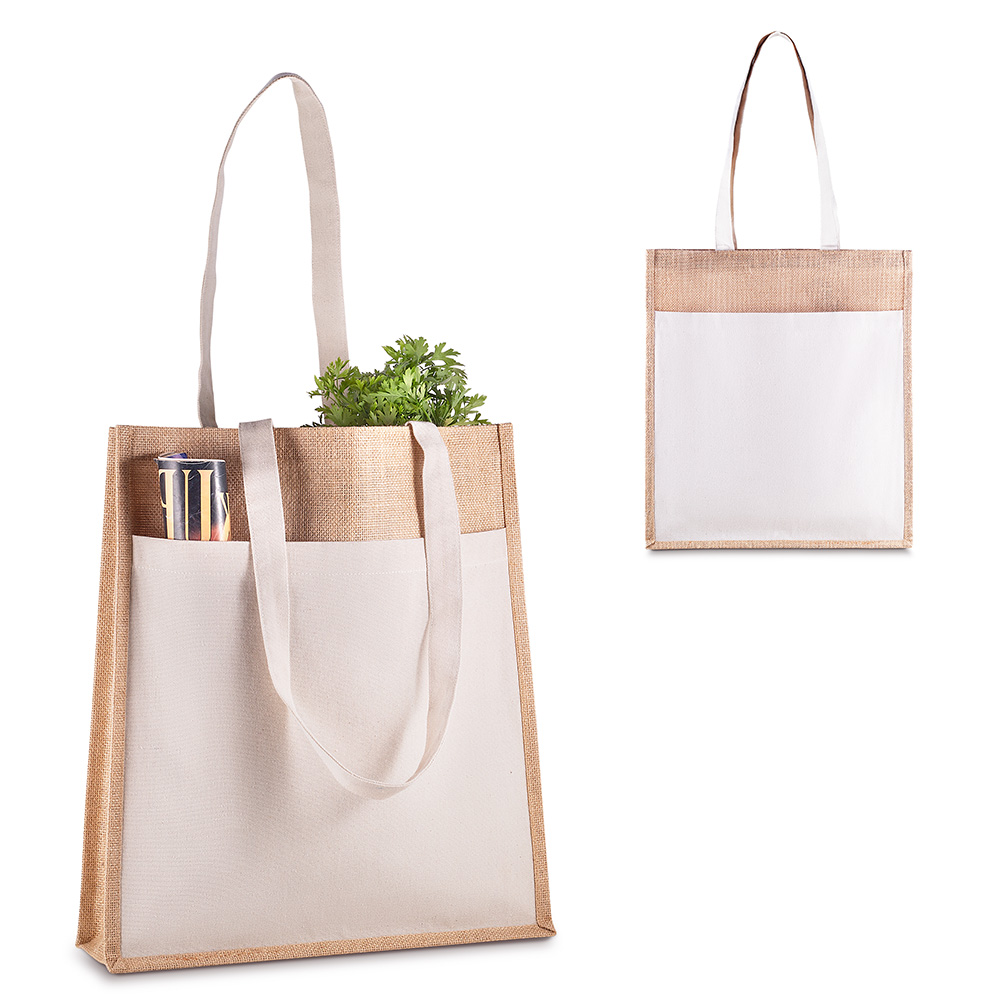 Sacola em Juta 360g/m² (41x35x10cm) BJT003 - 4Unik