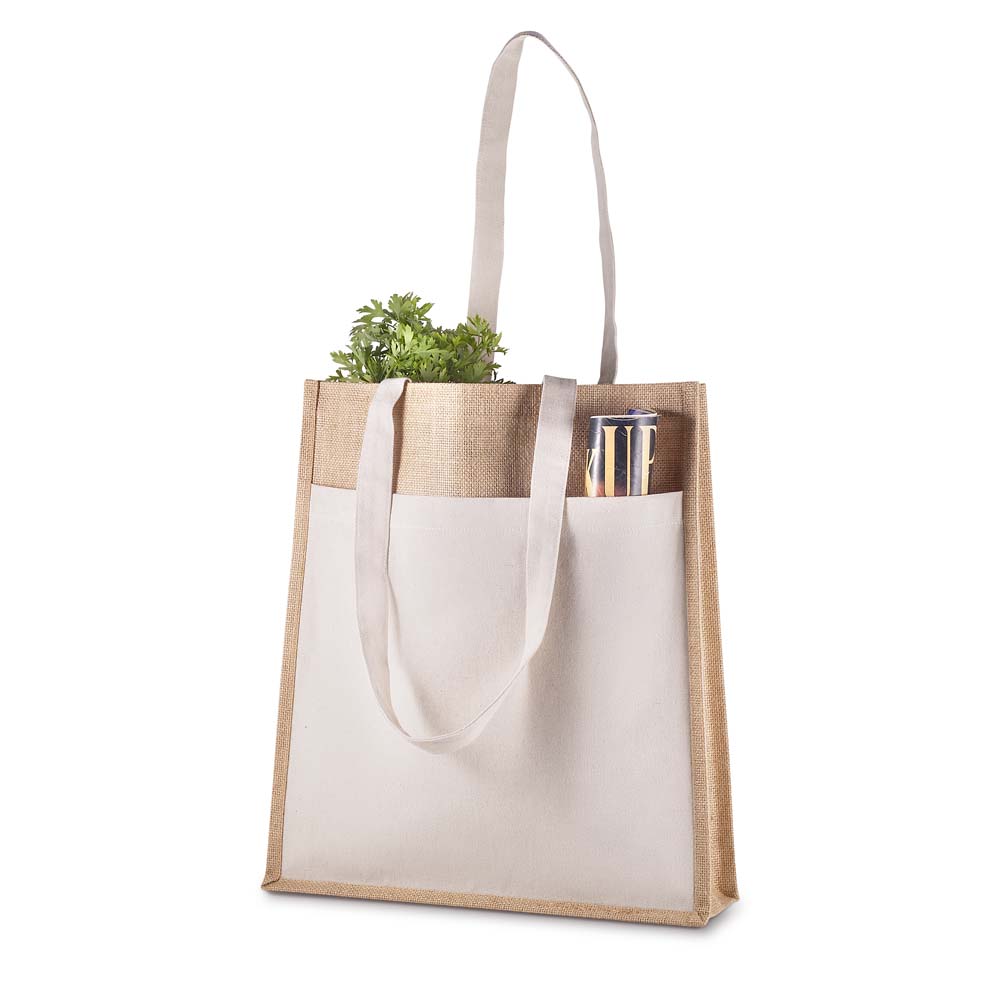 Sacola em Juta 360g/m² (41x35x10cm) BJT003 - 4Unik