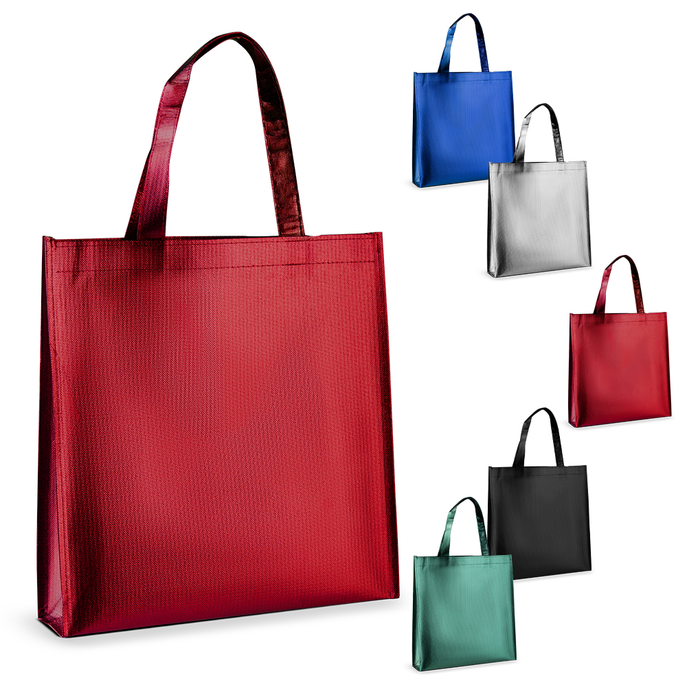 Sacola em TNT Laminado 90g/m² (34x35x8cm) BTN090 - 4Unik