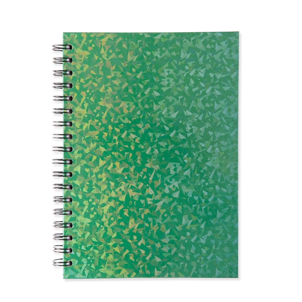 CADERNO HOLOGRÁFICO COM PAUTA - 4Unik