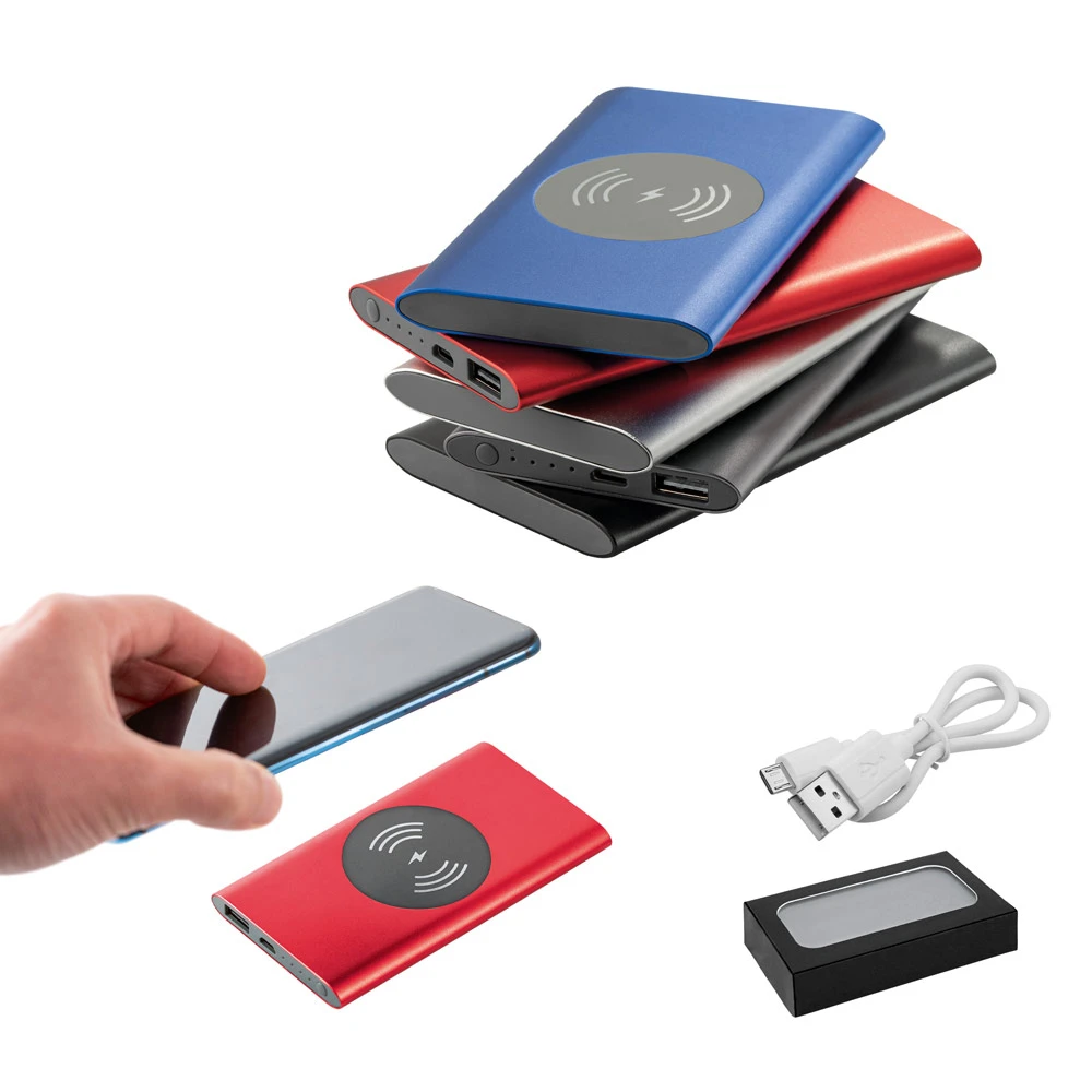  Bateria portátil e carregador wireless - 4Unik