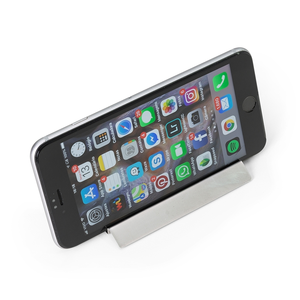 PORTA CELULAR INOX - 4Unik