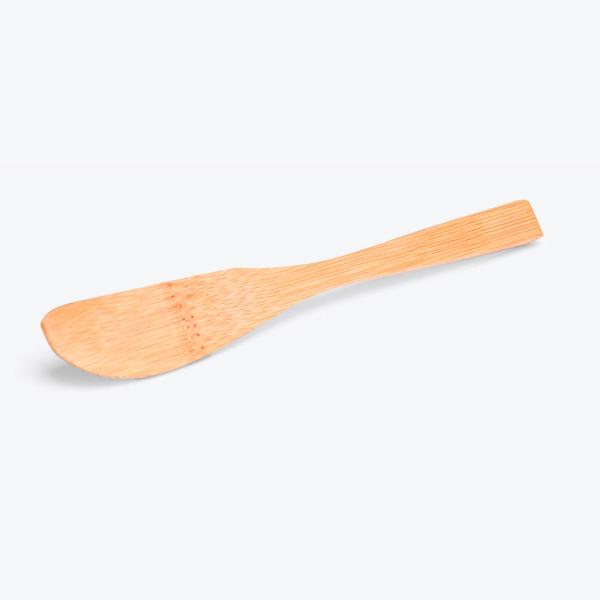 CUMBUCA REDONDA EM BAMBU COM ESPÁTULA 14CM - 200ML - 4Unik